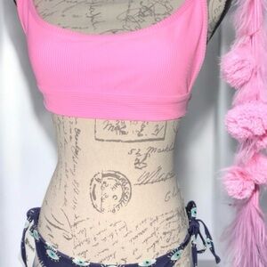 Fused Hawaii & Frankie’s Bikinis Matching Bikini Set ft Vibrant Pink & Eye Print